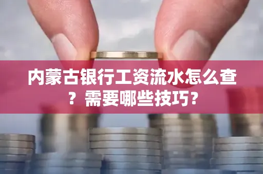 内蒙古银行工资流水怎么查？需要哪些技巧？