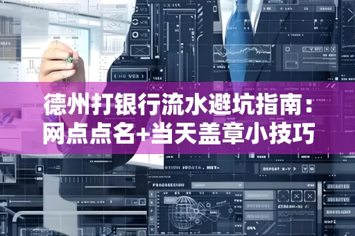德州打银行流水避坑指南：网点点名+当天盖章小技巧