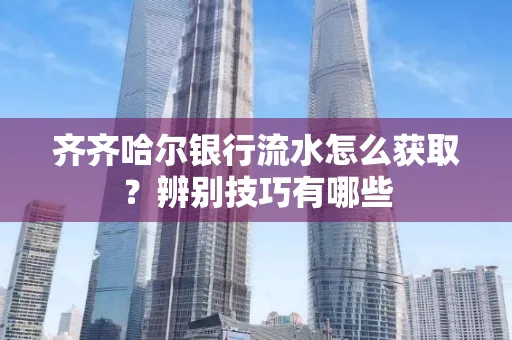 齐齐哈尔银行流水怎么获取？辨别技巧有哪些